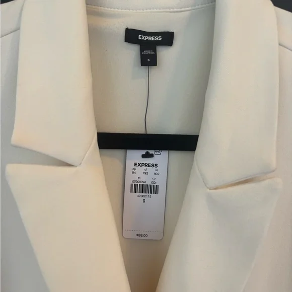 Express Cream Blazer Dress - Picture 2 of 2